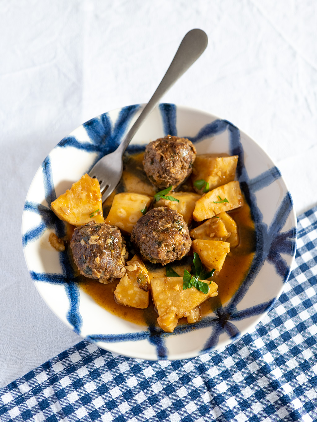 boulettes de boeuf au citron et céleri